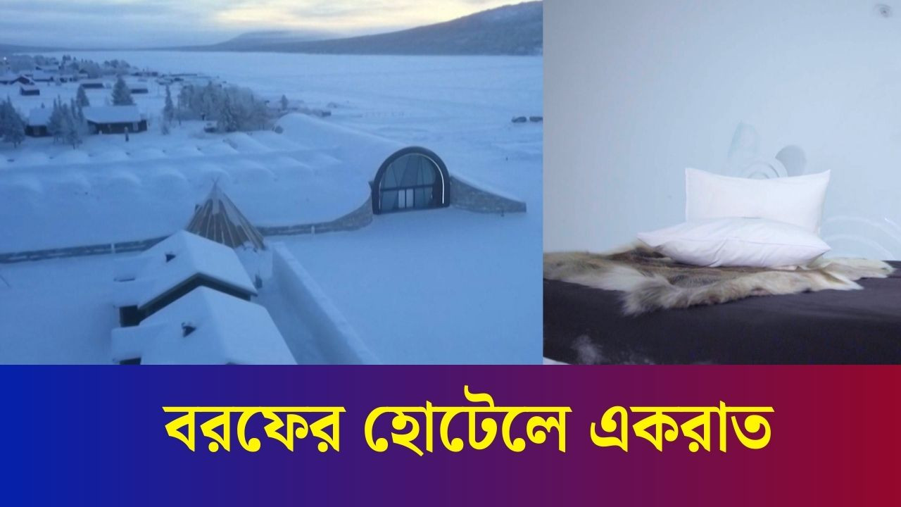 ইউরোপের অনন্য: বরফের হোটেলে একরাত
